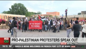 Pro Palestinian Supporters Voice Frustrations After Being Removed From Uncc’s Campus