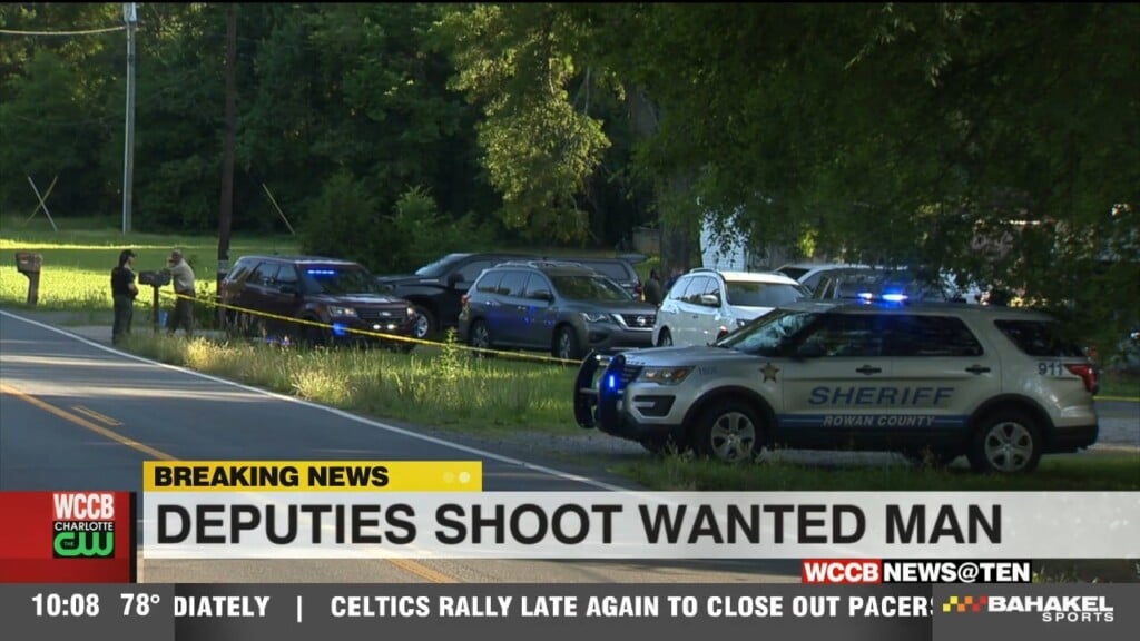 Deputies Shoot Wanted Man In Rowan County
