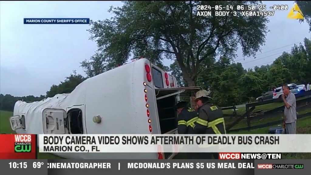 Body Camera Video Shows Aftermath Of Deadly Bus Crash