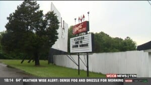 Belmont Theatre Drive In Storm Damage