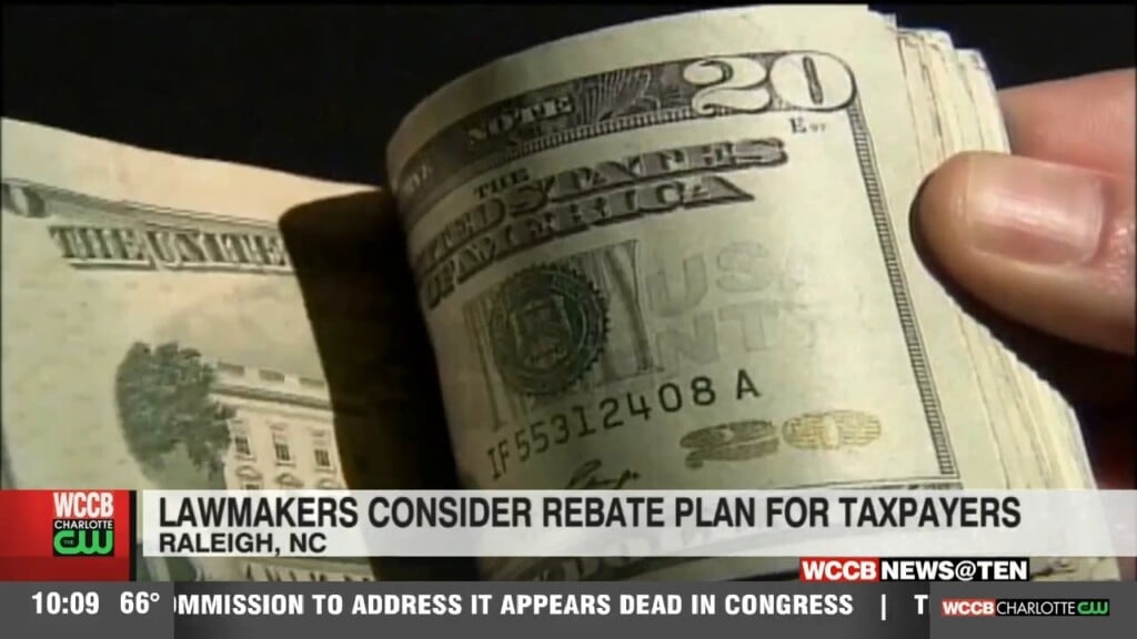 Lawmakers Consider Rebate Plan For Taxpayers