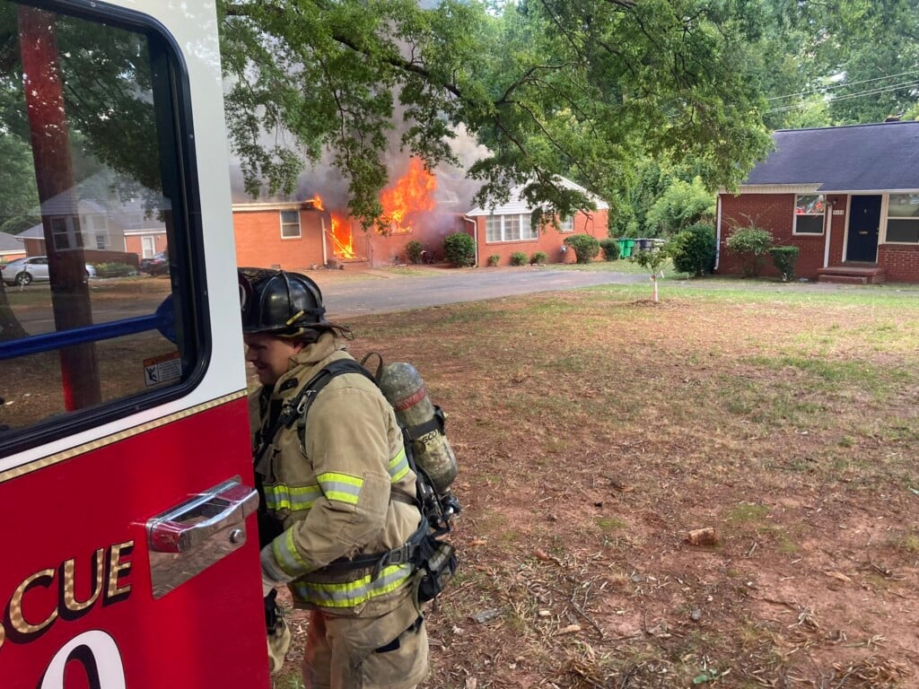 House Fire Fire Showing