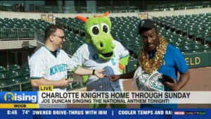 Rising's Joe Duncan Prepares For National Anthem Performance With Charlotte Knights