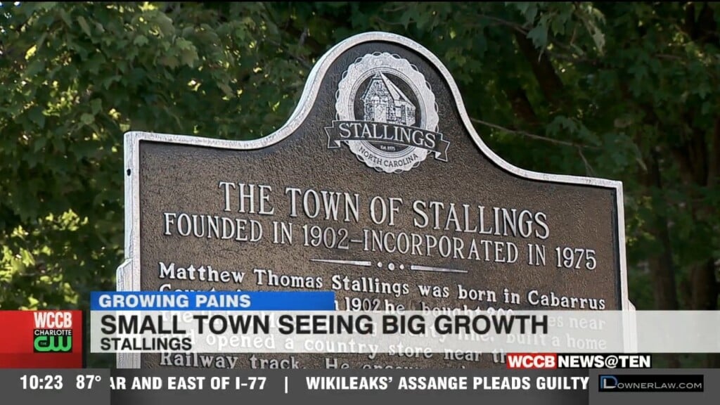 Small Town Of Stallings Seeing Big Growth
