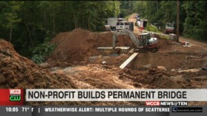 Non Profit Builds Permanent Bridge In Iron Station