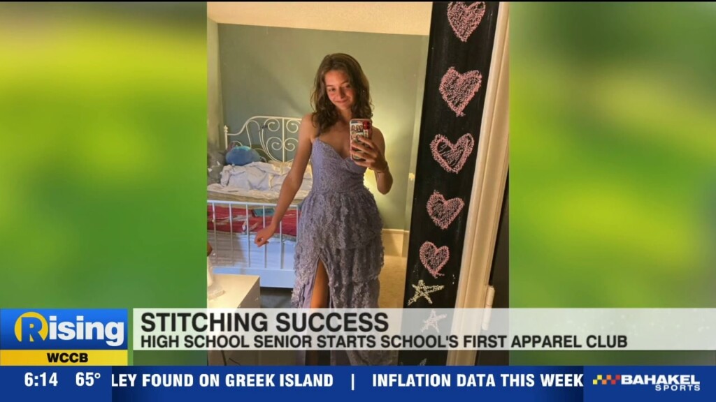 Stitching Success: Local High School Senior Receives Scholarship To Study Fashion Design