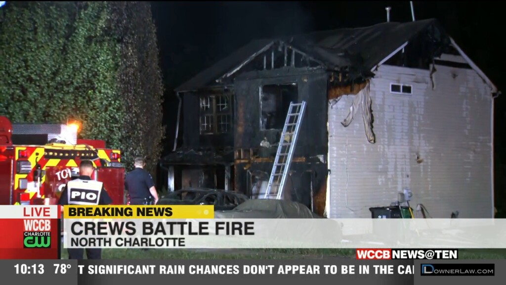 Cfd Investigating House Fire In North Charlotte