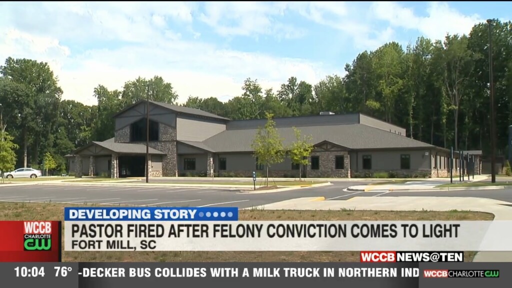Pastor Fired After Felony Conviction Comes To Light