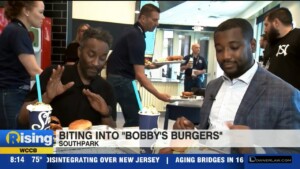 Biting Into "bobby's Burgers" At Celebrity Chef's New Charlotte Location In Southpark