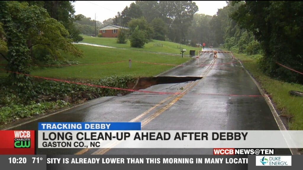 Long Clean Up Ahead In Stanley Nc After Debby