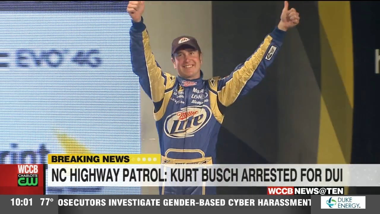 NASCAR Champion Kurt Busch Releases Statement Following DWI Arrest In ...