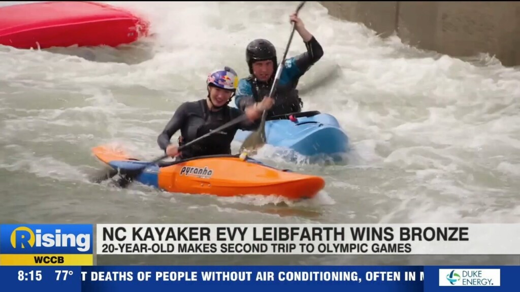 Nc Kayaker Evy Leibfarth Wins Bronze In Paris