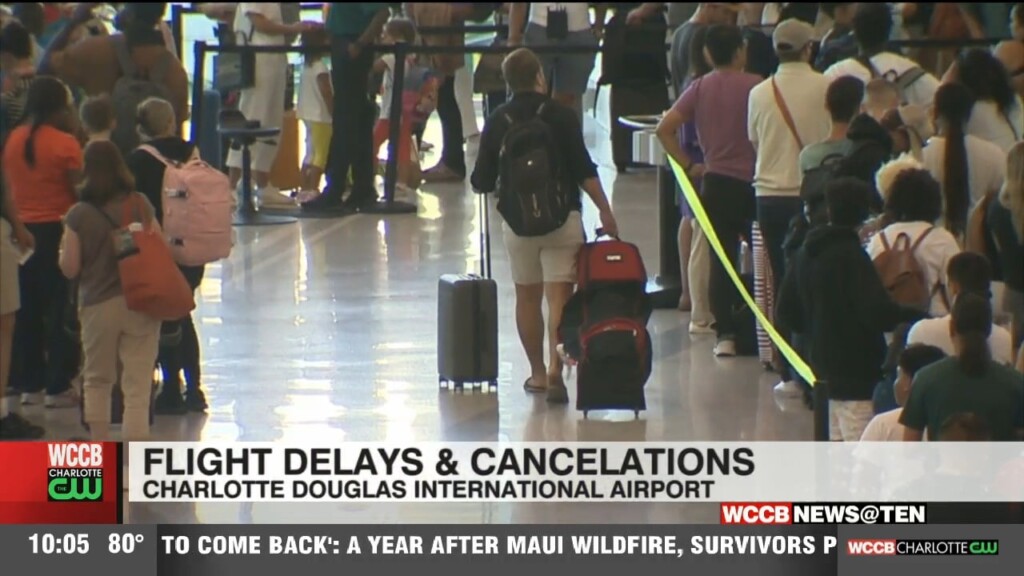 Fliers Forced To Sleep Over Night In Terminal As Delays Hit Charlotte Douglas International Airport