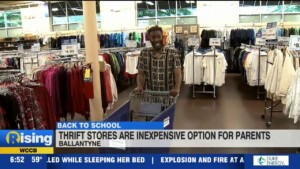 Thrift Stores Are Inexpensive Options For Back To School Shopping