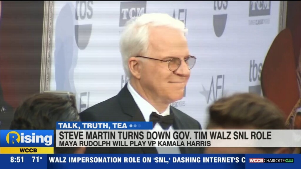 Talk, Truth, Tea: Steve Martin Declines To Portray Tim Walz On Snl