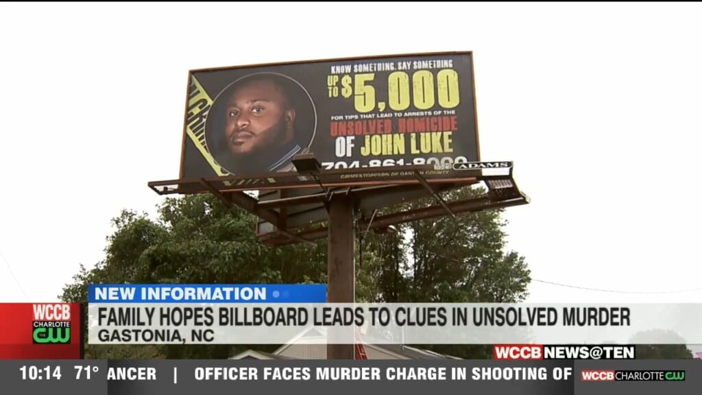 Gastonia Family Puts Up Billboard In Hopes For Answers In Loved One’s Murder