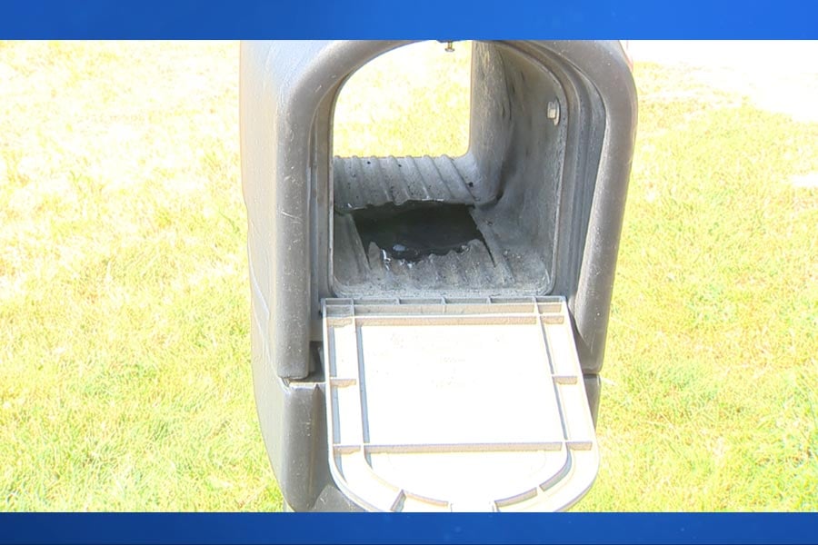 Firework In Rowan County Mailbox