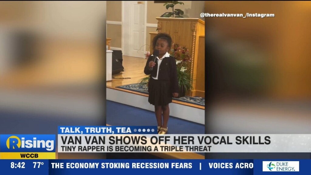 Talk, Truth, Tea: Van Van Shows Off Her Singing Skills