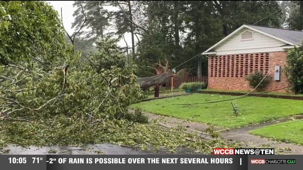 A Look At Debby’s Damage In Charlotte