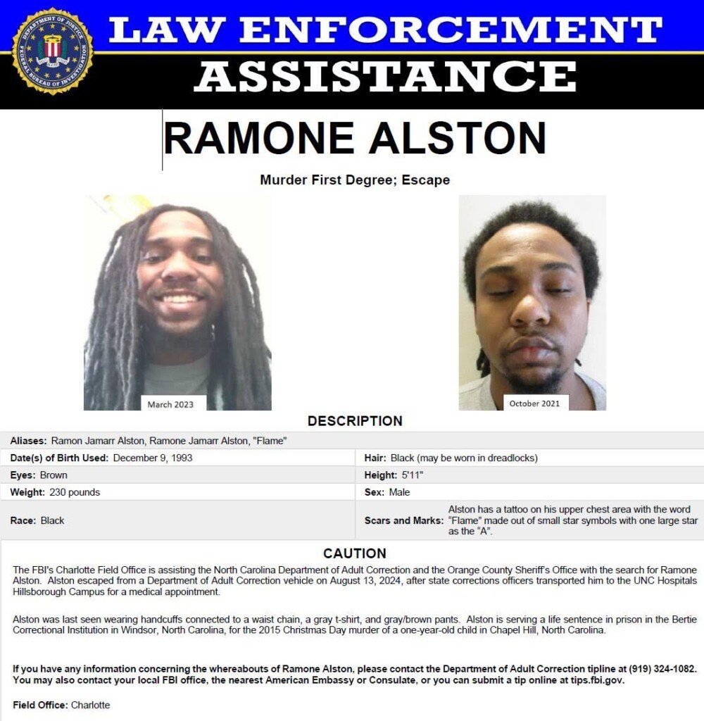 Ramone Alston Mugshot From March 2023