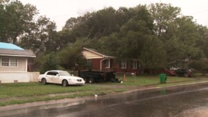 Helene Tree On House On Brookeway Drive Charlotte 01