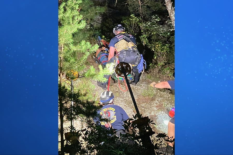 Gastonia Fire Rescued Hiker At Crowders Mountain