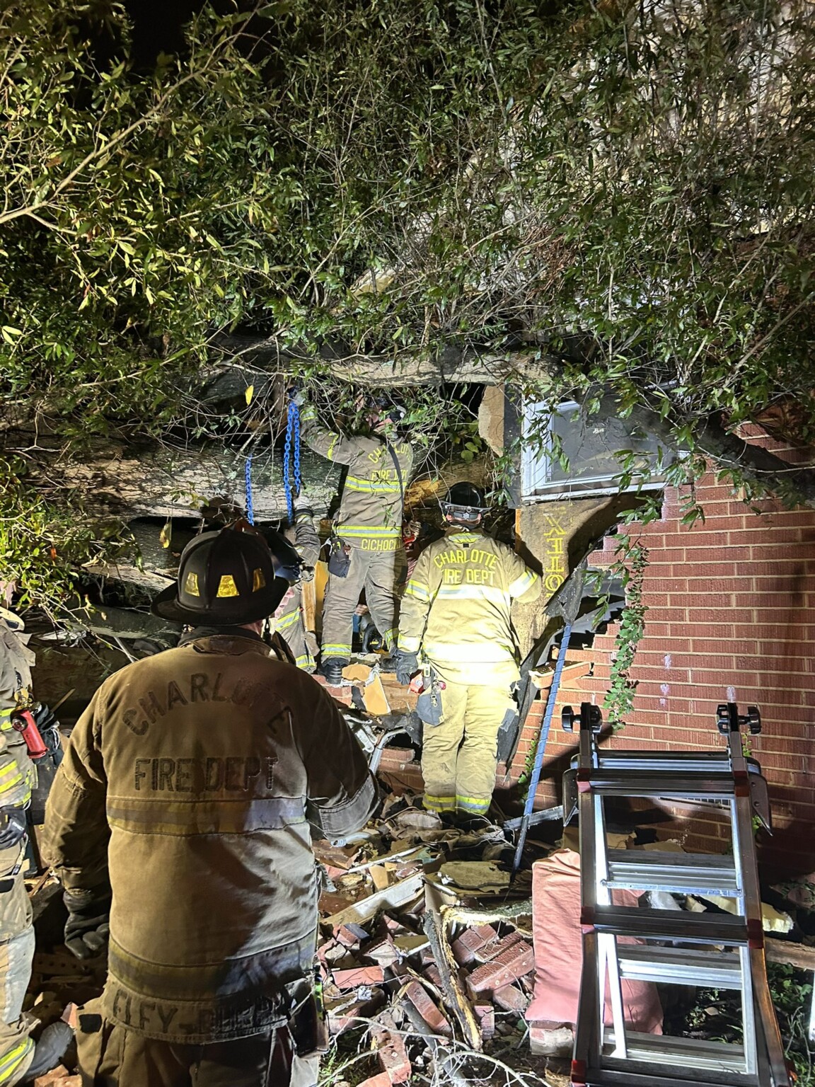 Photo Courtesy Charlotte Fire Department WCCB Charlotte's CW