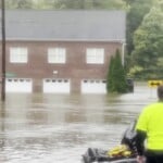 Helene Charlotte Fire Rescue At Flooding On Riverside Dr 02