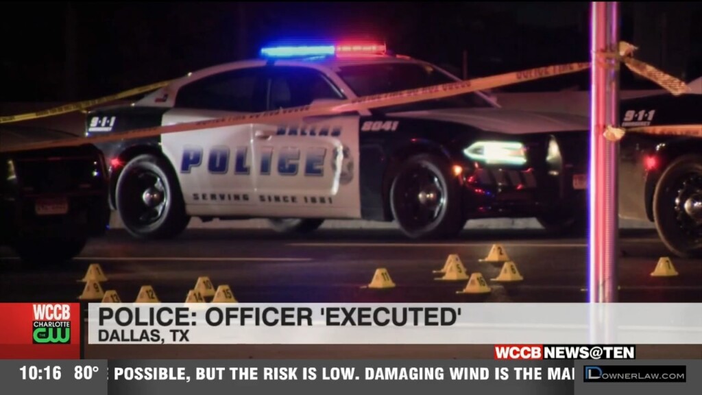 Police: Officer “executed” In Dallas