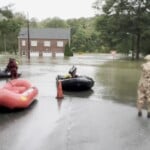 Helene Charlotte Fire Rescue At Flooding On Riverside Dr 01