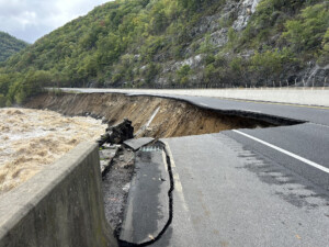 I-40 road collapse