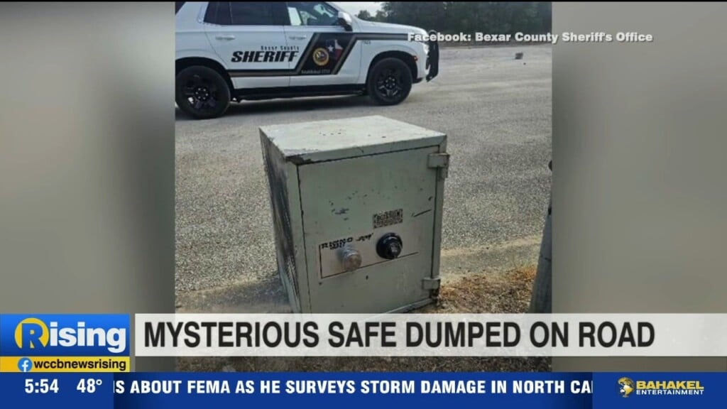 Mystery Safe Dumped In San Antonio Tx