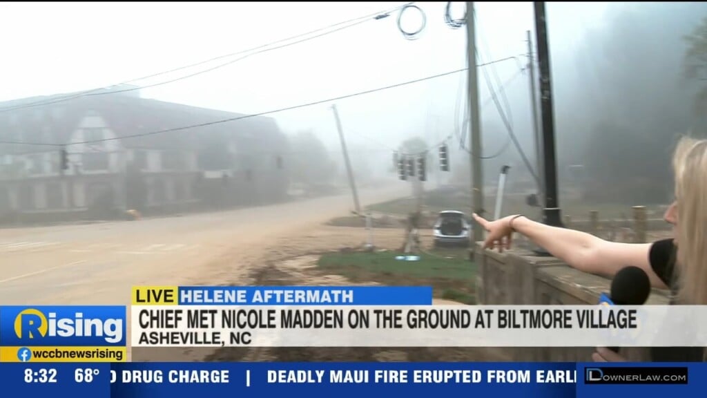 Helene Aftermath: Wccb Chief Meteorologist Nicole Madden Live From Biltmore Village