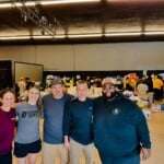 Coach Fuller From Winthrop Softball At Supply Drive