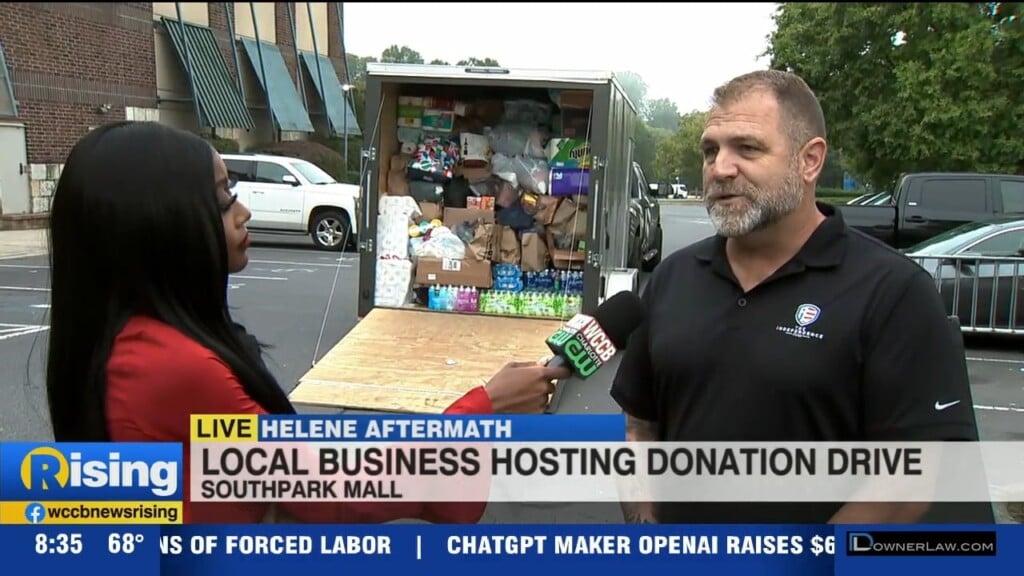 Local Non Profit Donates Supplies To Provide Relief For Victims Of Hurricane Helene