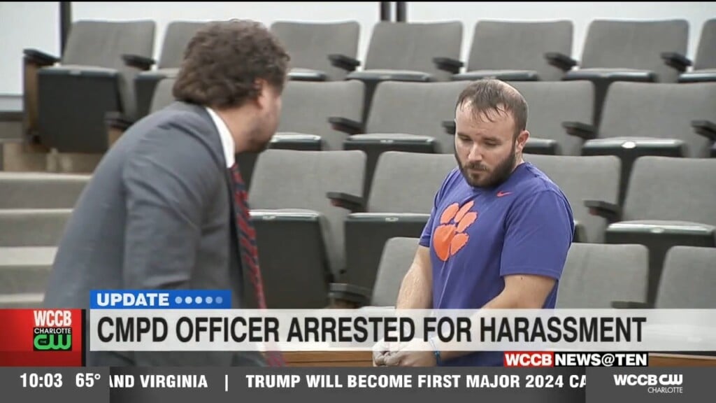 Cmpd Officer Charged With Harassment, Granted Bond On Condition Of No Contact With Victim