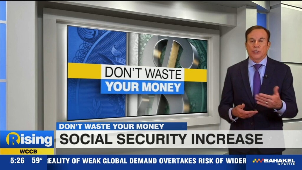 Don't Waste Your Money: Social Security Increase