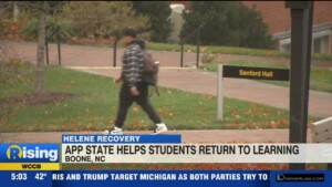 App State Students Return After Helene