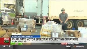 Charlotte Motor Speedway Collecting Donations