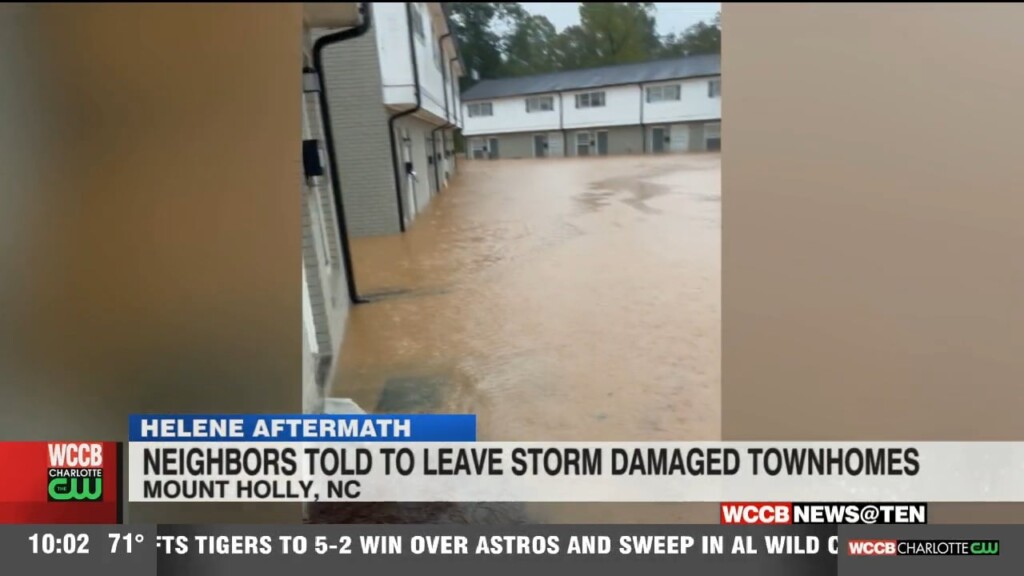 Residents At Mt. Holly Complex Told To Move After Helene Flood