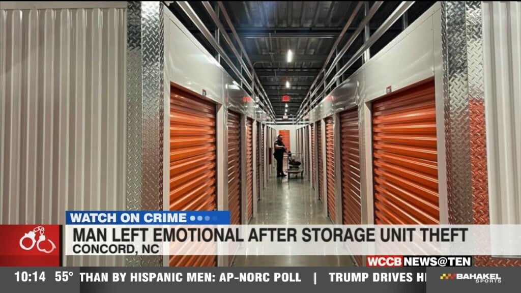 Man Left Emotional After Storage Unit Theft