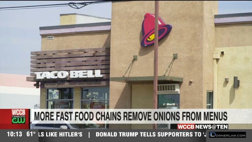 More Fast Food Chains Remove Onions From Menus