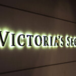 Illuminated Exterior Wall Sign Of A Victoria's Secret Store In Gilbert, Arizona