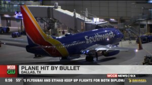 Plane Hit By Bullet