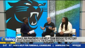 Djs For The Carolina Panthers Rock The Stadium For Fans.