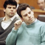A preliminary hearing held in Beverly Hills, Calif., for Lyle, left, and Erik Menendez, was postponed as their lawyers fought to keep potentially incriminating evidence out of the case, April 12, 1991. (APP Photo/Kevork Djansezian, File)