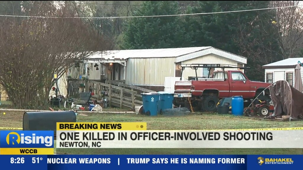 One Dead After Officer Involved Shooting In Newton