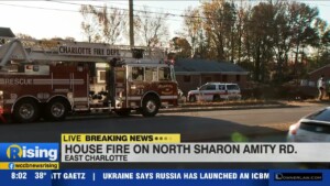 Firefighter Hurt After Battling Fire At Home In East Charlotte