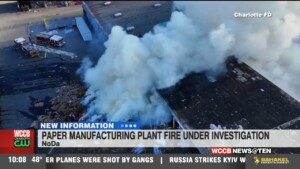 Fire At Paper Manufacturing Plant Filled Noda Area With Smoke, 'no Injuries Reported' Says Charlotte Fire