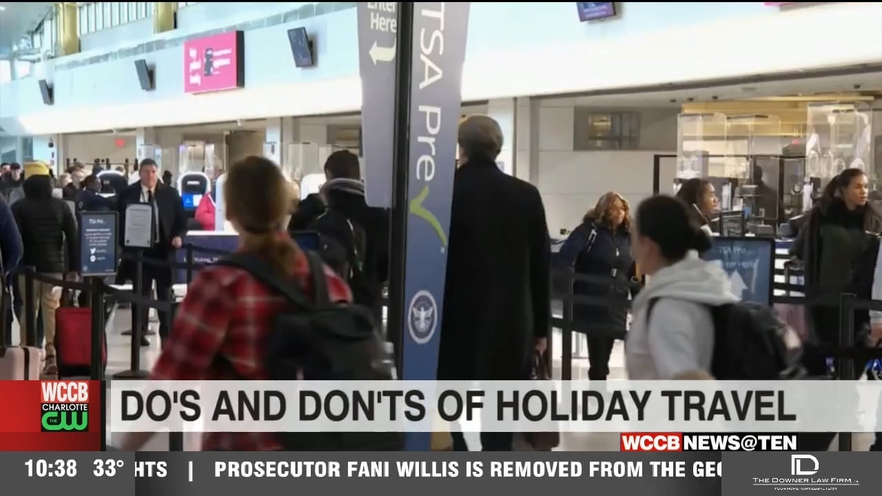 Do’s and don’ts of holiday travel – WCCB Charlotte’s CW